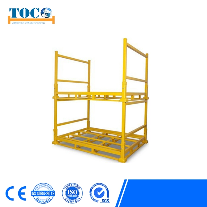 Competitive Painted Building Materials Movable Pallet Stacking Equipment with Plywood Deck