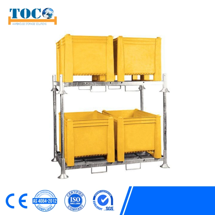 Competitive Painted Building Materials Movable Pallet Stacking Equipment with Plywood Deck
