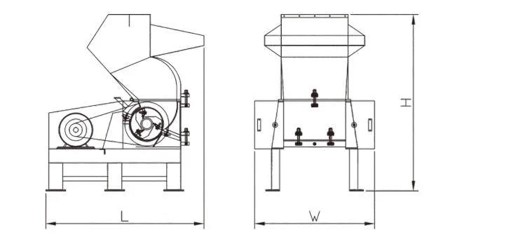 High Quality Tgp Series Powerful Granulator for Crushing Raw Materials